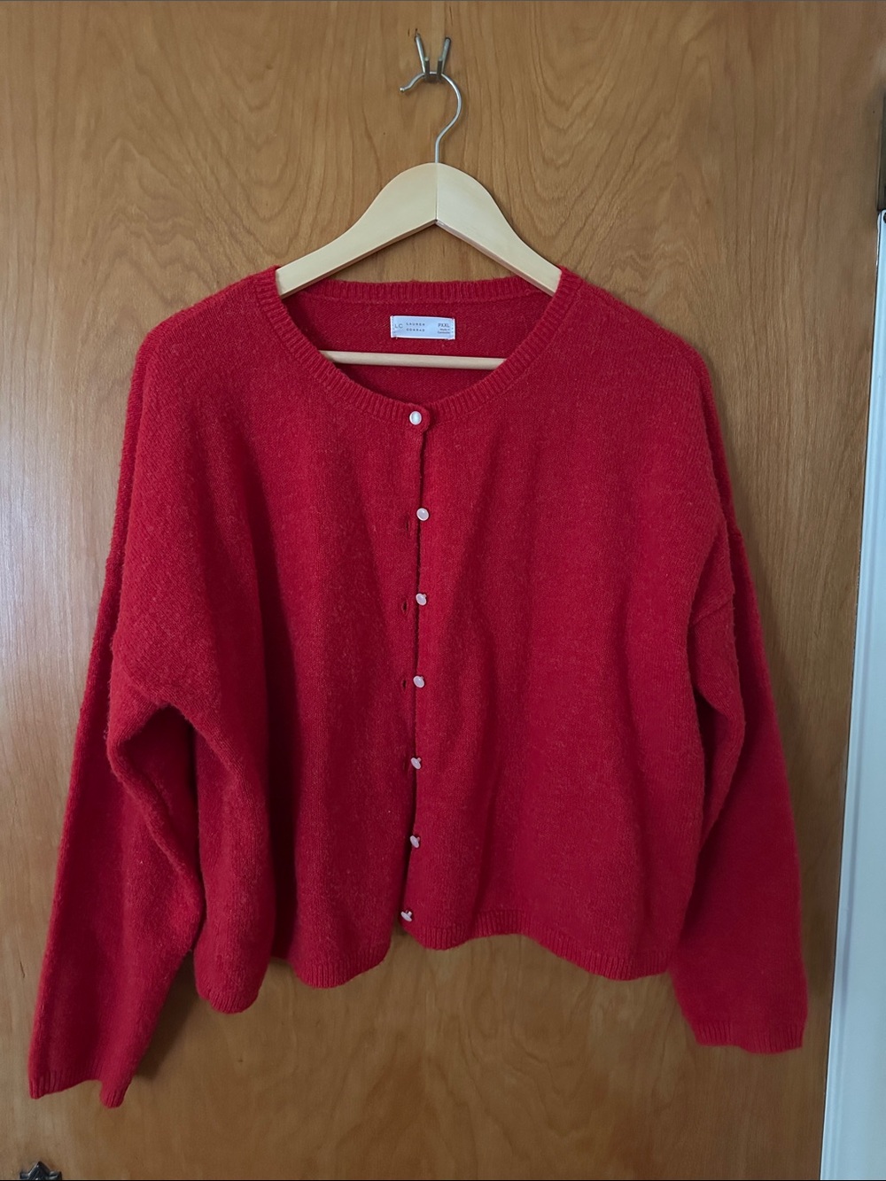 Lauren Conrad Women’s Red Cardigan